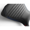 LUIMOTO RACE Rider Seat Covers for the YAMAHA YZF-R3 (2015+), YZF-R25 (2015+), and MT-03 (2020+)